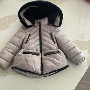 Mayoral girls puffer coat size 4t.